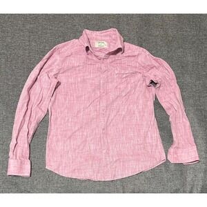 Orange Men's M Pink Long Sleeve Shirt